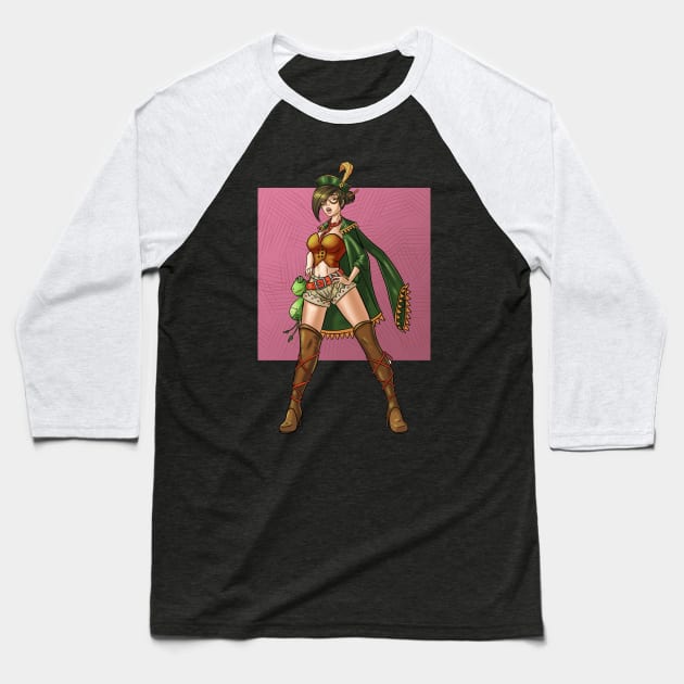 Guildmarm Pinup Baseball T-Shirt by JXG